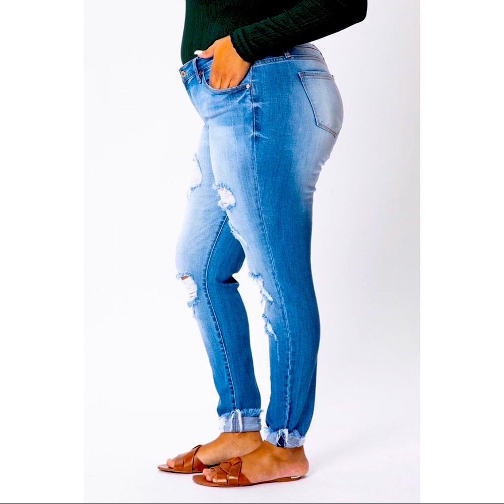 Hot! Last 1! Kancan high rise ankle skinny PLUS - Picture 6 of 10